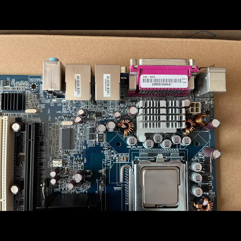 EAX-945G para placa base de ordenador Industrial con tarjeta de trabajo de red Dual AVAIUE - imagen 5