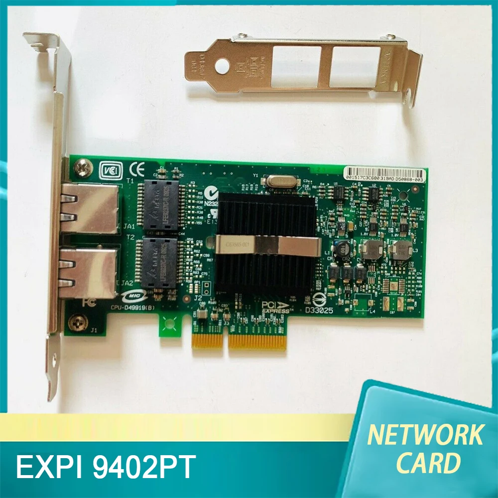 Para tarjeta de red Gigabit Ethernet de doble puerto Intel EXPI 9402PT 1G 1000PT - imagen 2