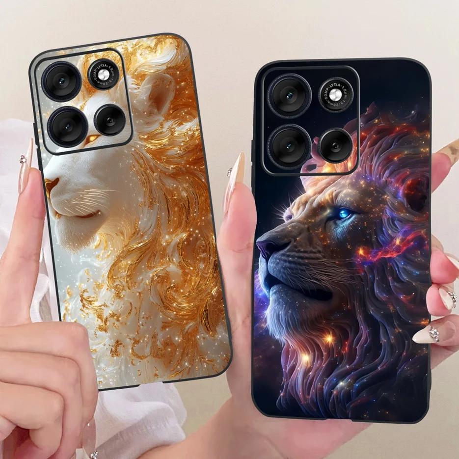 Para Motorola Moto G56 G86 funda Cool Tiger Dragon funda pintada suave TPU funda de teléfono para Motorola Moto G86 Power G 56 MotoG56 bolsas - imagen 5