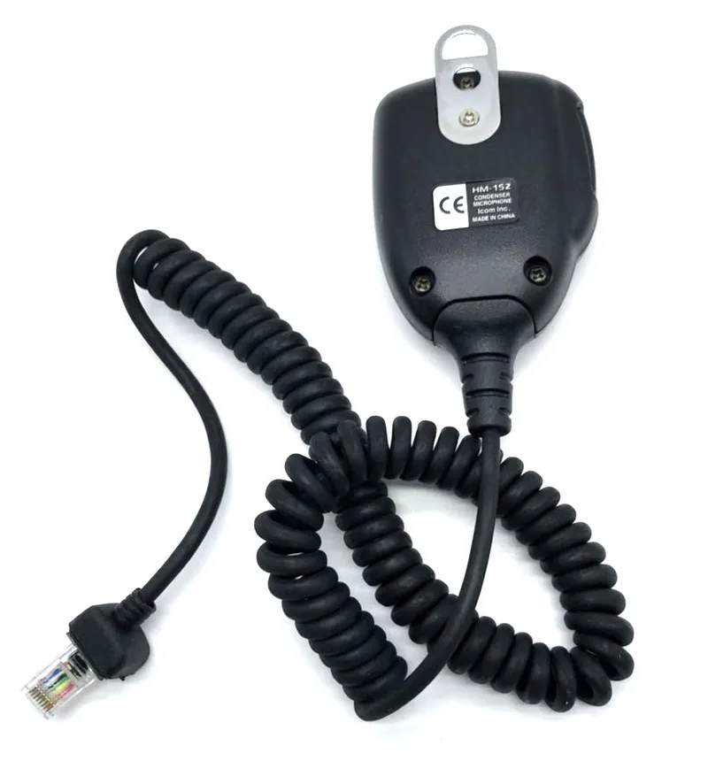 Micrófono PTT de mano con altavoz para ICOM IC-2820H IC2825E IC2200 IC3600 F221 F520 F620 Radio móvil para coche