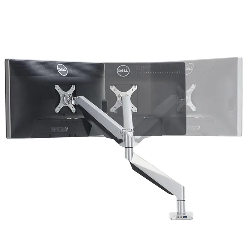 Soporte para Monitor de ordenador de escritorio de alta gama, soporte giratorio para ordenador LCD, soporte para Monitor de montaje de pantalla apto para 10 "~ 27" - imagen 2