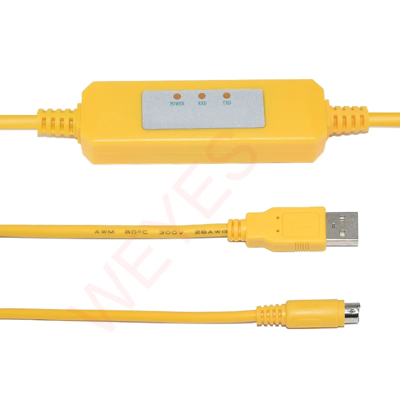 USB-ACAB230-Cable de programación de interfaz USB USBACAB230, para DVP Series, PLC, USB-DVP, USB-ACAB230, PLC, nuevo - imagen 4