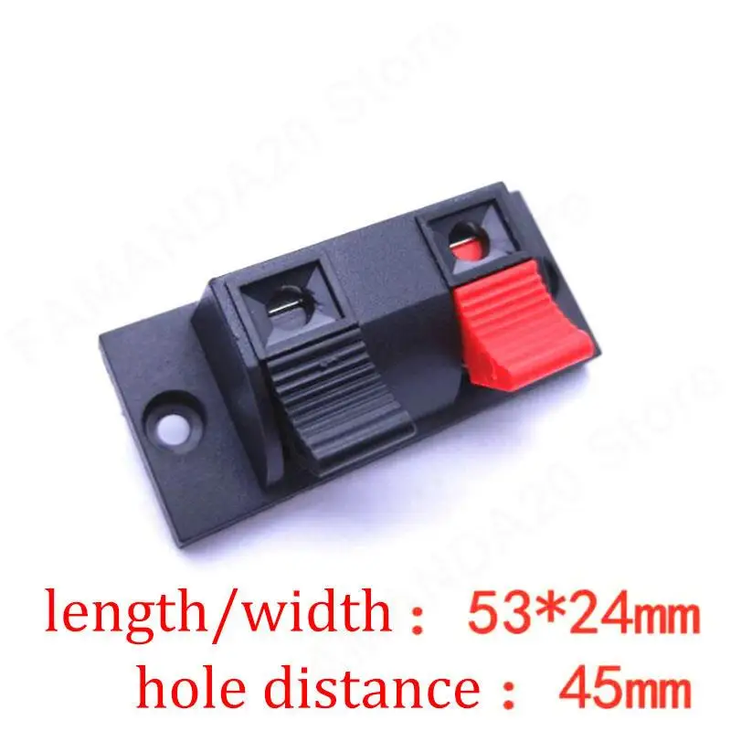 Terminal de conector de posiciones 2P 4P, conector de empuje, carga de resorte, fuente de alimentación de Audio, altavoz, Clips de placa de pruebas, botón de interruptor m20, 2 uds. - imagen 4