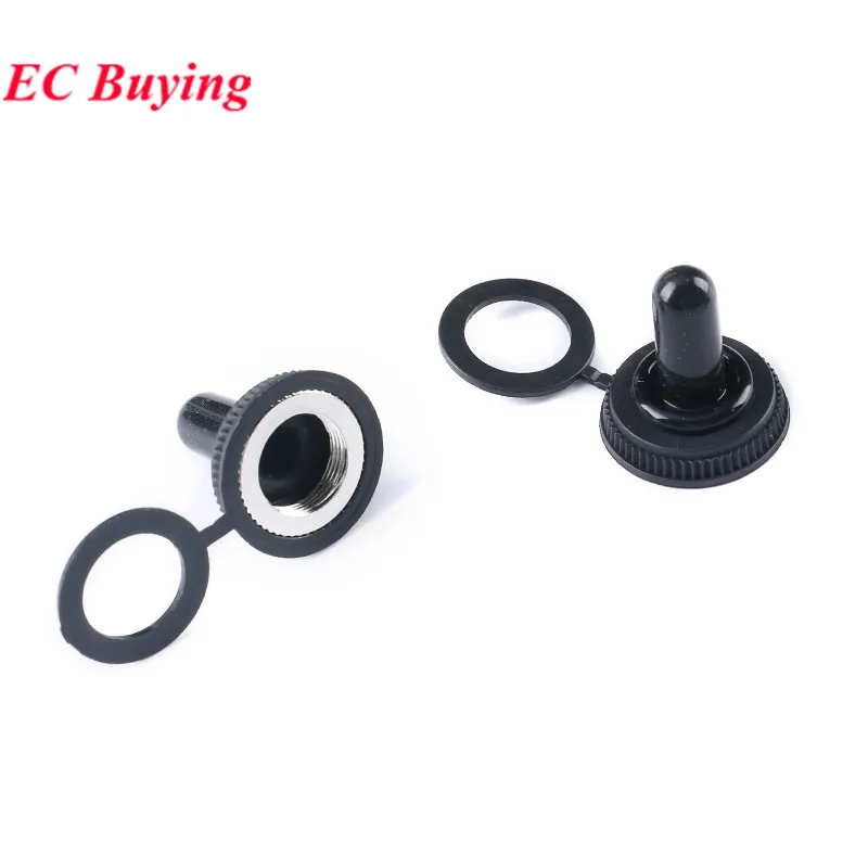 PS-102 202 6mm 3pin 6pin botón momentáneo SPDT DPDT E-TEN1 SPST 2 3 4 6 interruptor de palanca de encendido apagado tapa impermeable autoblocante - imagen 2