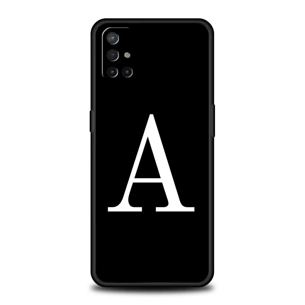 Funda de teléfono de moda con letra inicial A Z para OnePlus 12 11 10 9 8 7 7T Pro 12R 10R 9RT 9R 8T Nord N100 N200 N10 2T CE 2 5G - imagen 3
