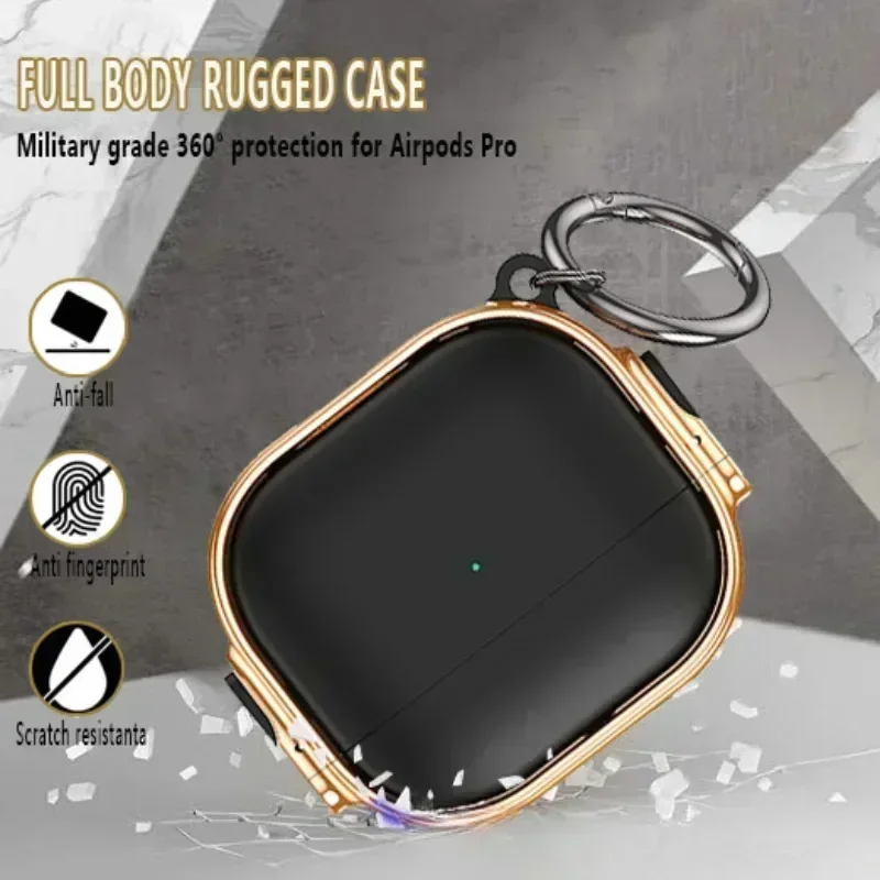 Funda protectora para Airpods4, adecuada para auriculares Bluetooth Apple, funda protectora para AirpodsPro2, funda anticaída para auriculares - imagen 5