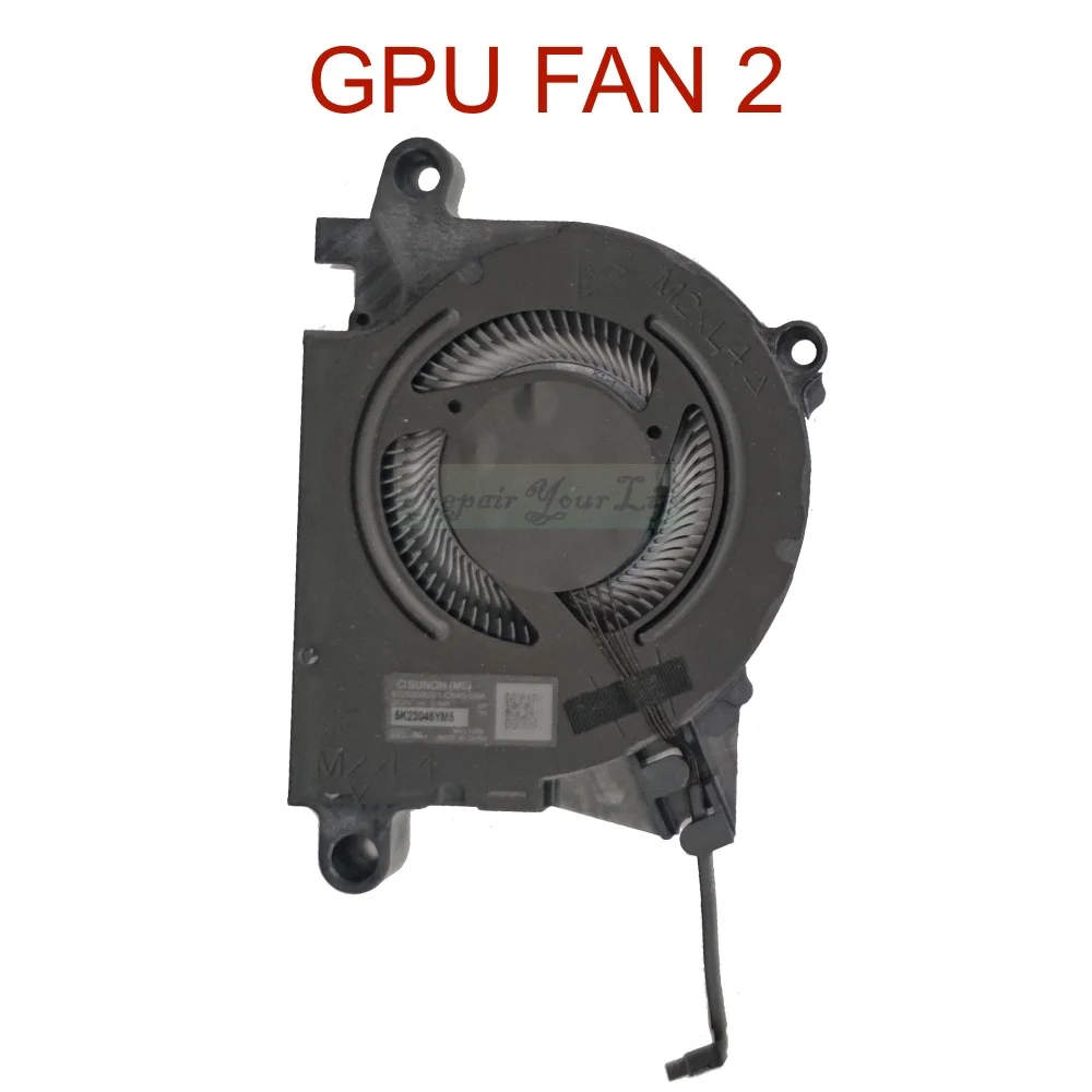 Ventilador de refrigeración para portátil Dell Alienware M16 R1 CPU GPU radiador MG75091V1 C160 C150 S9A XMDV9 0XMDV9 023.100TR.0011 nuevo - imagen 5