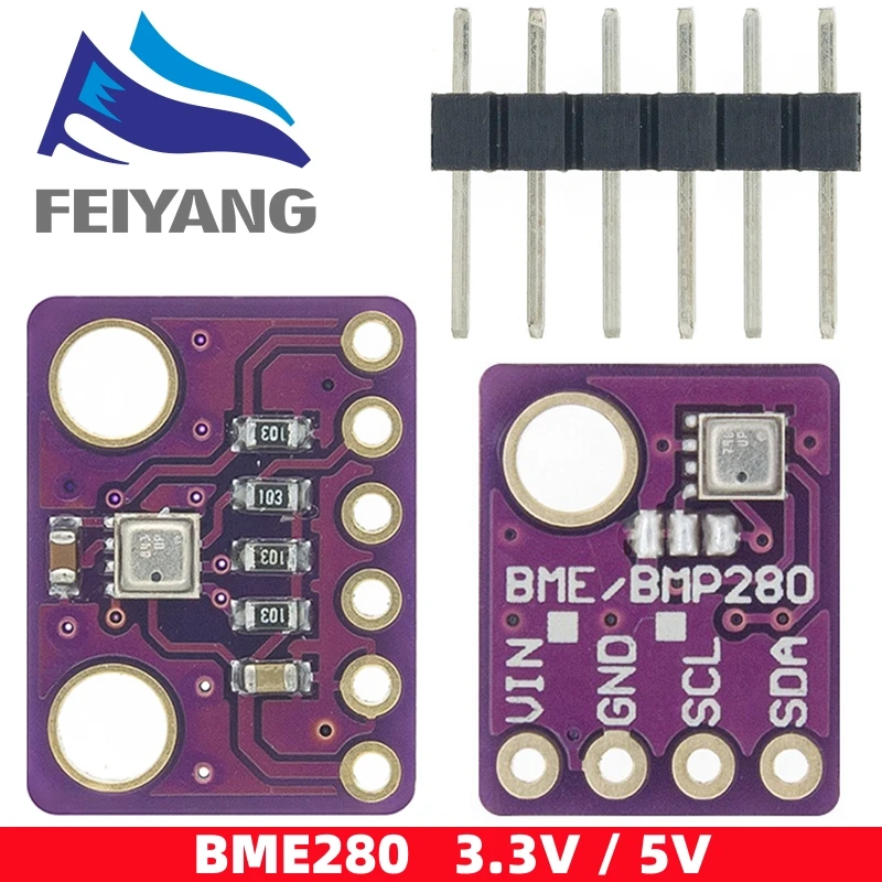 BME280 5V 3,3 V Sensor Digital temperatura humedad barométrico Sensor de presión módulo I2C SPI 1,8-5V