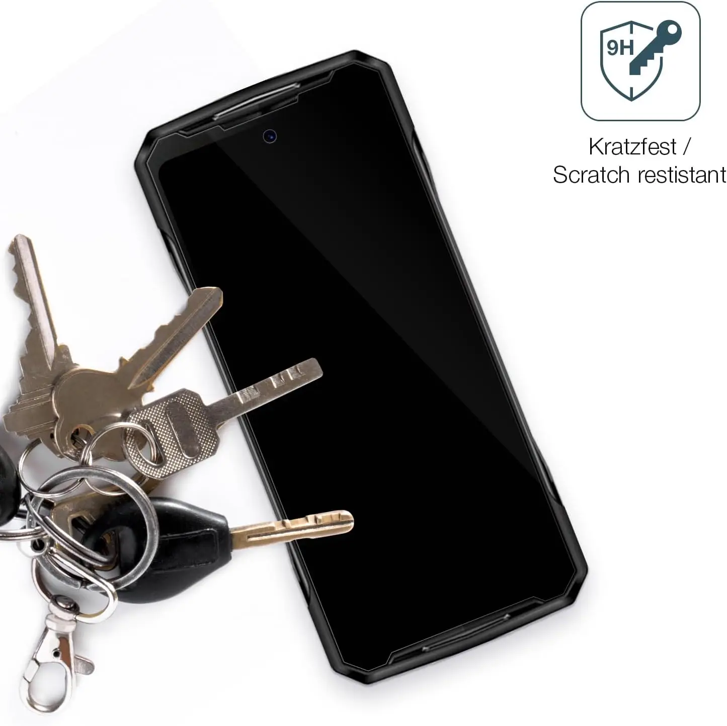 Cubierta protectora de vidrio para Doogee DK10, Protector de pantalla de vidrio templado para película de teléfono Doogee DK10 - imagen 4