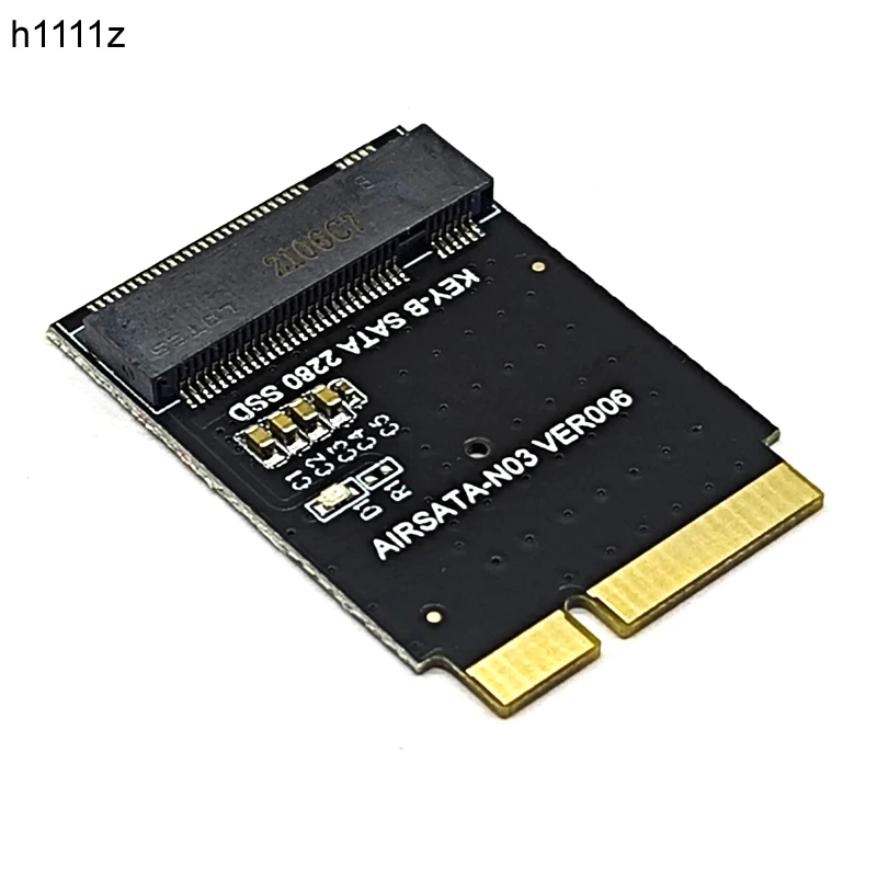 Para MacBook Air 2012 A1466 A1465 para Apple Macbook SSD adaptador MD223 MD224 MD231 MD232 M2 NGFF SSD a 17 + 7 pines convertir tarjeta Riser - imagen 2