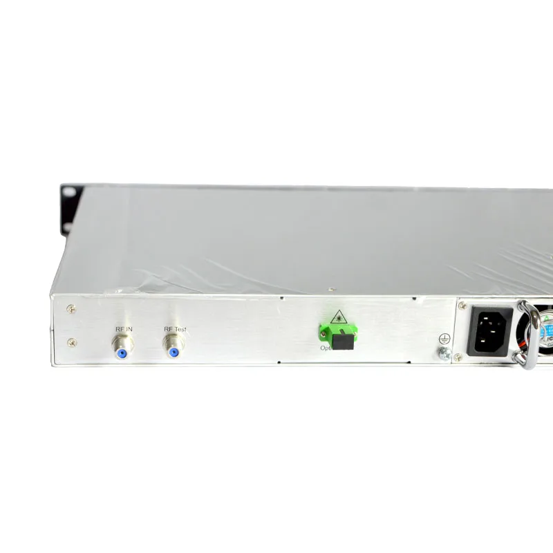 Transmisor óptico FTTH CATV 1550nm Modo de modulación directa 7 ~ 10dBm 25km RF a convertidor óptico, fuente de alimentación Dual, venta al por mayor - imagen 5