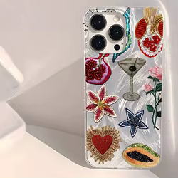 Funda Flores y Corazones Xiaomi 11 Lite 5G NE – Acabado Plateado
