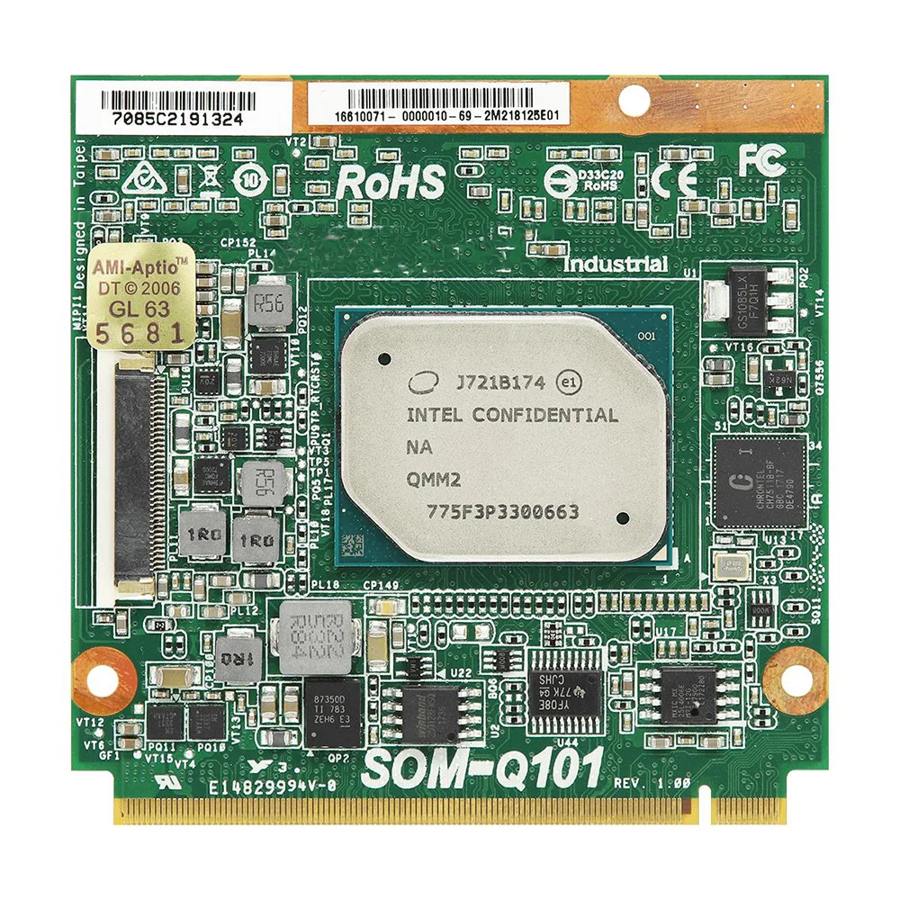 SOM-Q101 para placa base de control industrial ASRock