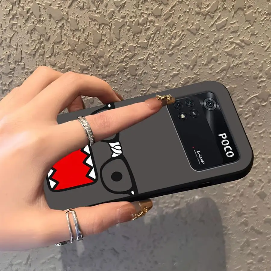 Funda de teléfono suave negra para Xiaomi Poco M5 X3 X4 X5 X7 Pro F1 C61 C71 C40 C50 M3 M4 M7 Pro C75 F3 emoticones de pareja de dibujos animados - imagen 4