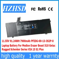 Batería para portátil Medion Erazer Beast X10 compatible