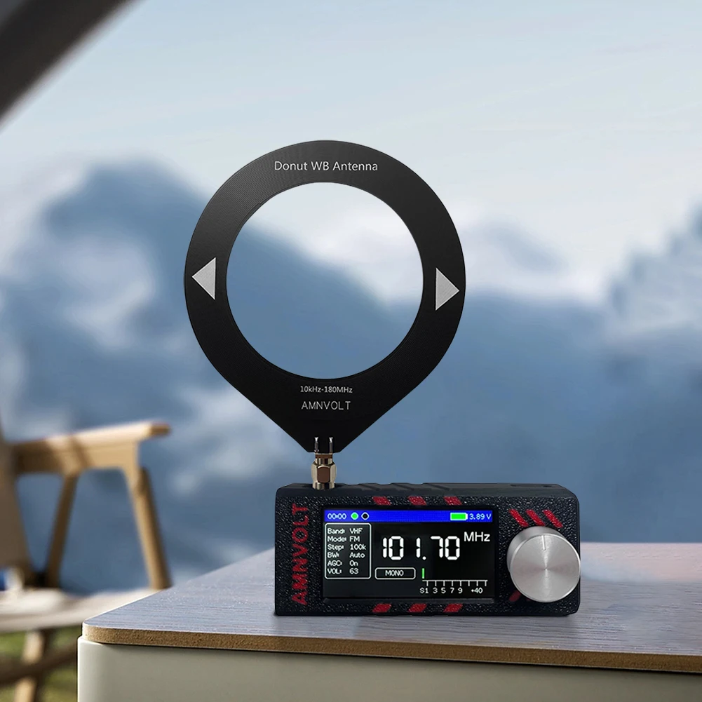 Antena Donut MW/SW de 10khz-180mhz con convertidor de baja impedancia antena Donut WB Mini módulo de antena de anillo para Radioaficionado - imagen 3