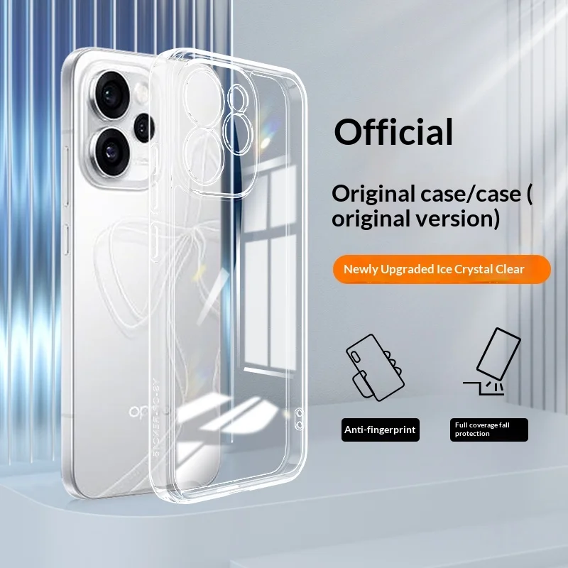 Funda de teléfono duradera y Flexible para OPPO Reno15 Reno 15 Pro Max 2025, funda de silicona TPU transparente 360, protector suave transparente a prueba de golpes - imagen 4