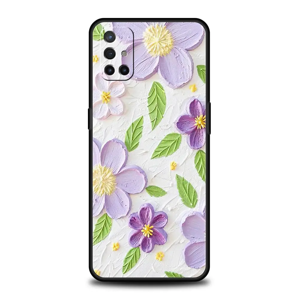 Funda de teléfono con pintura al óleo de flores para OnePlus 15 13 12 11 10 9 8 13T 10T 7T Pro 13R 12R 9RT 8T Nord 4 N200 2T CE 2 3 5G Lite - imagen 3
