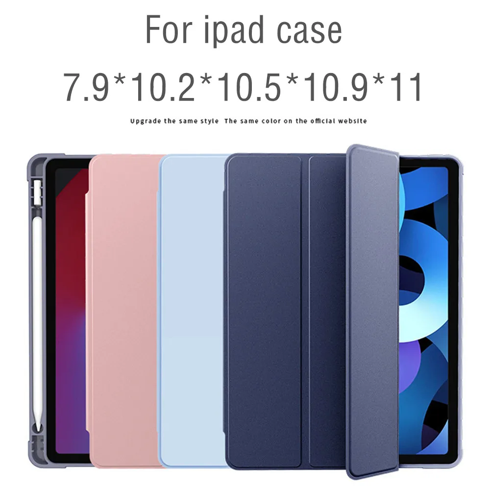Para iPad air 5 funda 2022 10,9 pulgadas Air 4/3/2 Pro 11 2024 con funda porta lápices 2018 9,7 5th 2021 10,2 6/7/8/9/10th Generación - imagen 2