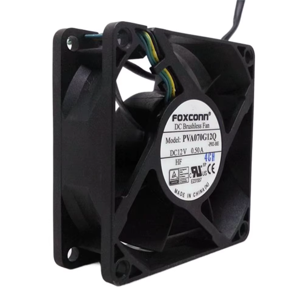 Ventilador CPU 70mm PWM DC Brushless 12V 0,5A Refrigeración - imagen 3