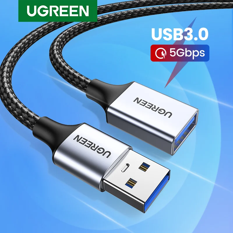 UGREEN Cable Extensión USB 3.0 Tipo A Macho Hembra