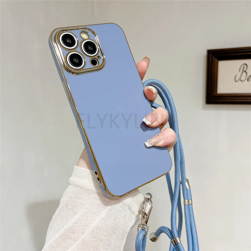 Para Samsung Galaxy M55 5G M35 M15 M54 M14 M53 M33 M23 M13 M32 M52 cordón cruzado chapado funda suave de silicona M 55 35 15 cubierta - imagen 5