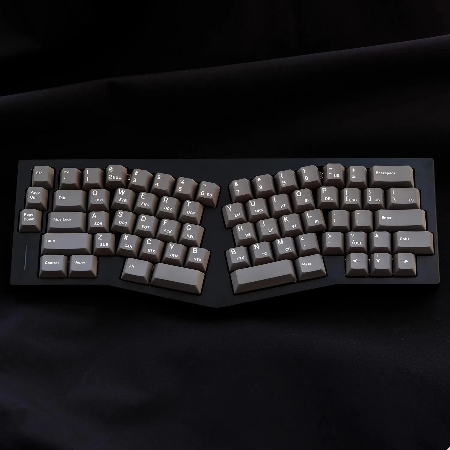 1 Juego de teclas clon GMK ASCII grises PBT 5 lados tinte subcama teclas perfil de cereza teclas a prueba de luz para interruptor MX Wooting 60 80 - imagen 4