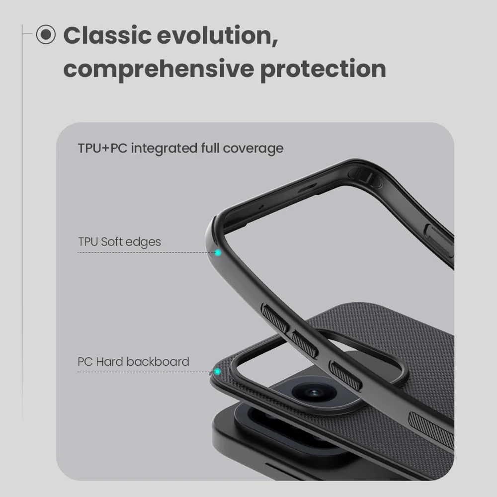 NILLKIN para OnePlus 15 Magsafe funda NILLKIN Super Frosted Shield Pro a prueba de golpes PC cubierta trasera dura para OnePlus 15 funda magnética - imagen 5