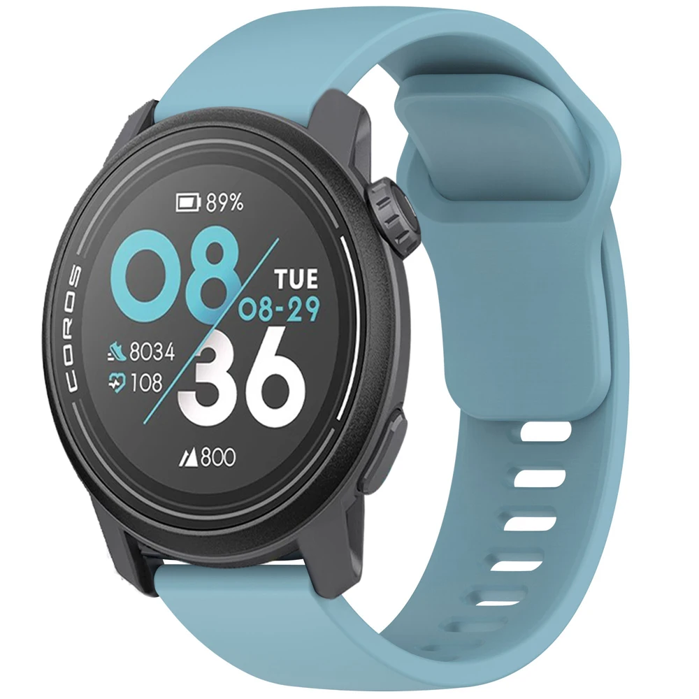 Correa deportiva para COROS Pace 3/2/Pro, pulsera para COROS APEX 2 Pro 46mm 42mm, Correa de silicona suave para reloj inteligente de 20mm y 22mm - imagen 3
