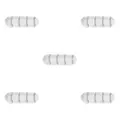 5PCS White 4 Slots
