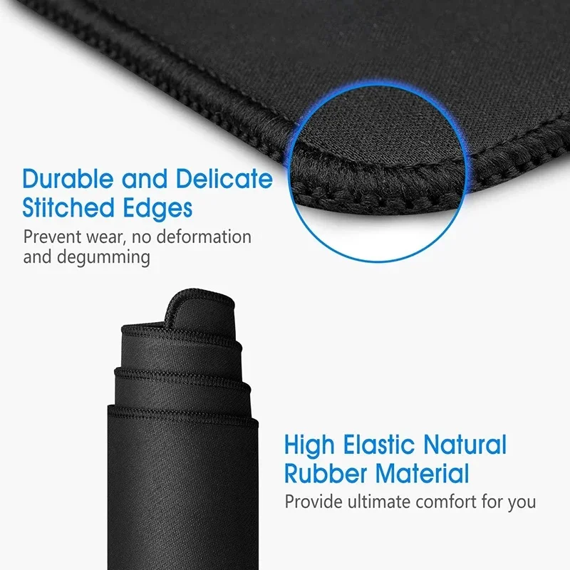 Alfombrilla de ratón para juegos 900x400 con bordes cosidos de goma antideslizantes, alfombrilla de escritorio para jugadores y alfombrillas de ratón de oficina para ordenador de escritorio - imagen 5