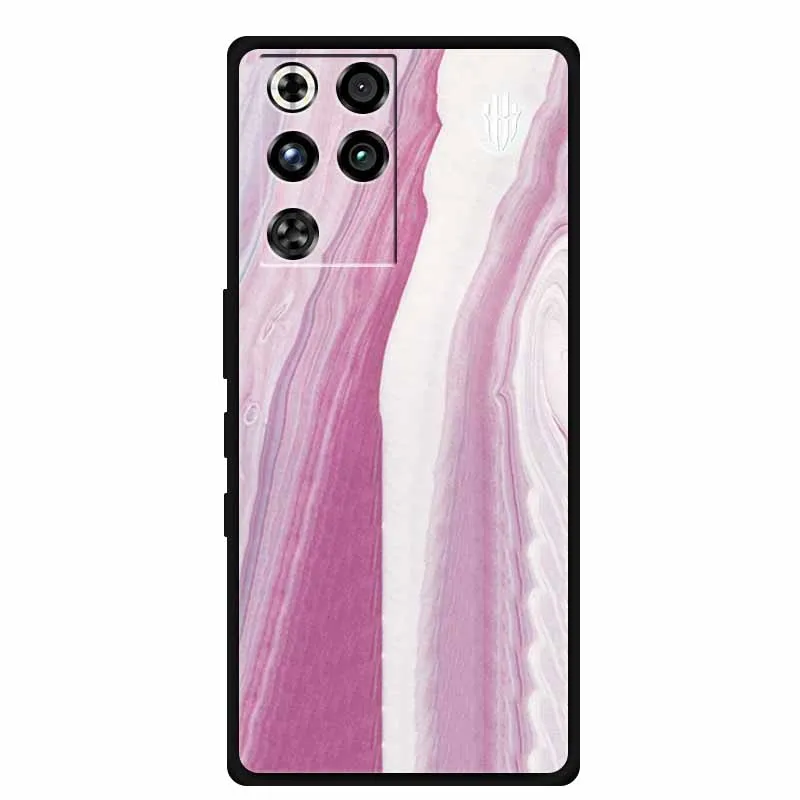 Para ZTE Nubia RedMagic 11 Pro funda de mármol fundas de teléfono de silicona suave para RedMagic 11 Pro contraportada parachoques pintado de Mica colorida - imagen 3
