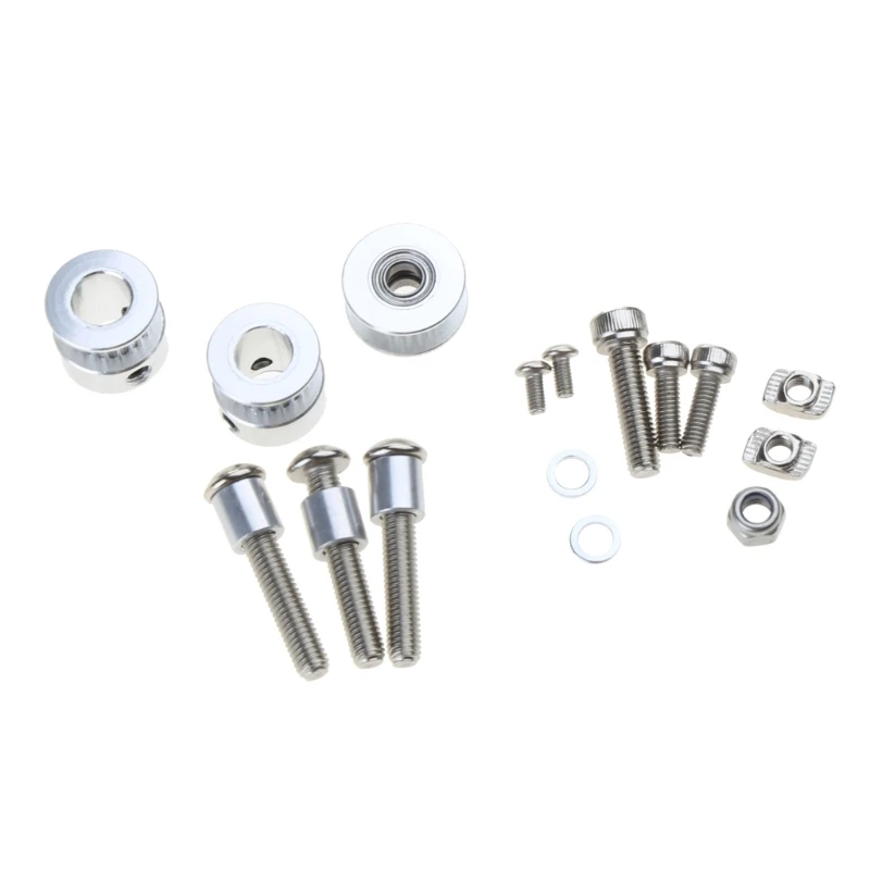 F3KE impresora 3D doble eje tornillo avance aluminio correa distribución para accesorios impresoras serie 3S - imagen 3