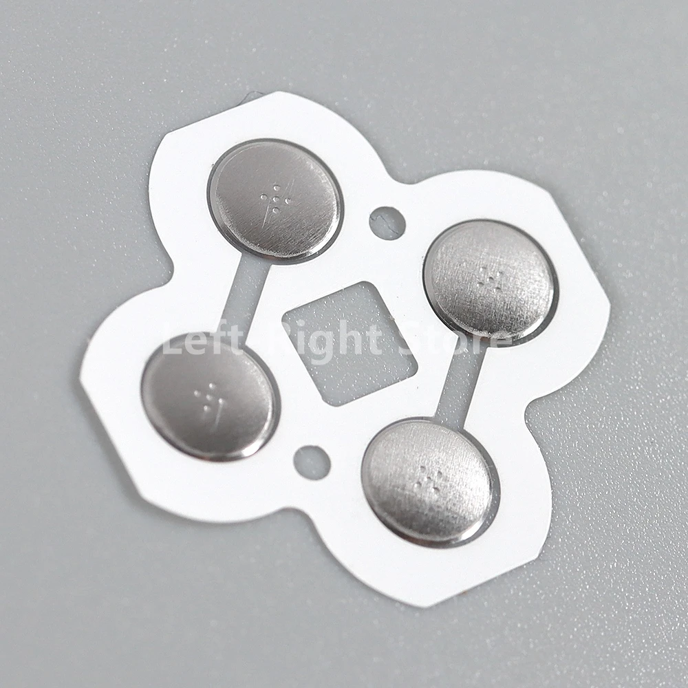 Tira conductora de botón ABXY con llave cruzada, 50 Uds., para Nintendo 3DS, película conductora de Metal, juego de almohadilla D, botón ABXY para 3DS - imagen 4