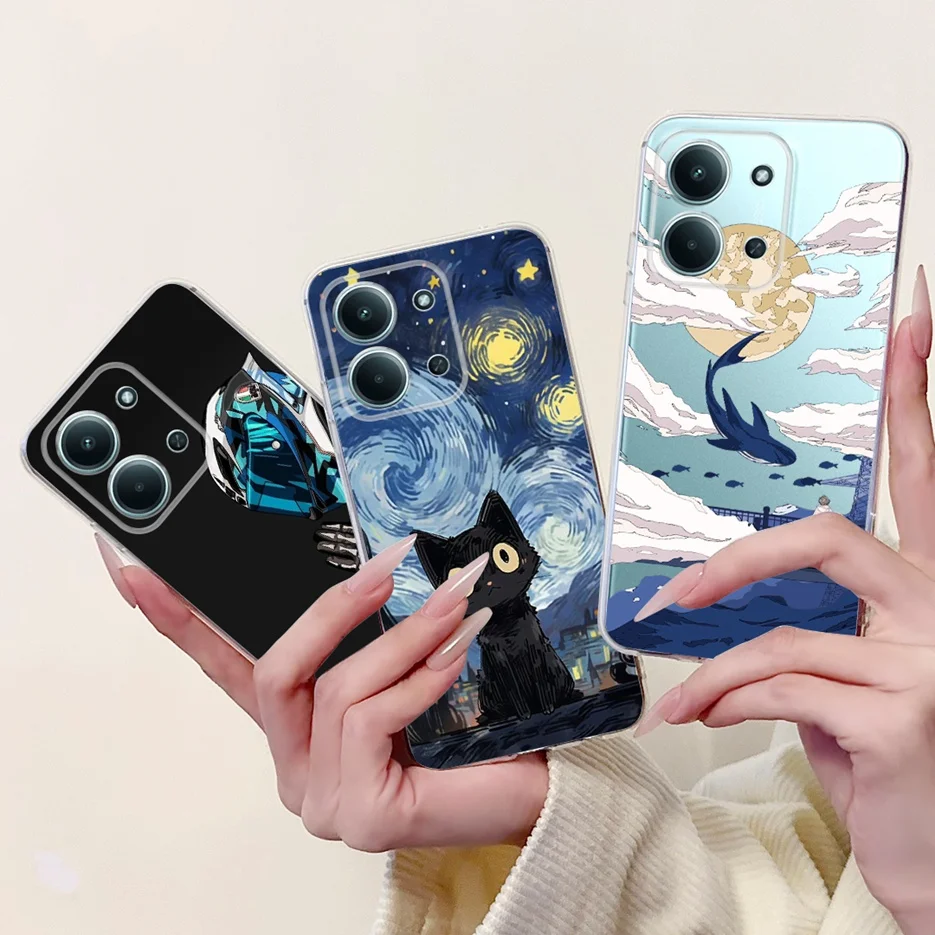 Para Xiaomi Redmi 15C 4G funda PocoC85 elegante funda pintada fundas de teléfono de silicona suave para Xiaomi Poco C85 C 85 Redmi15C 4G Fundas - imagen 3