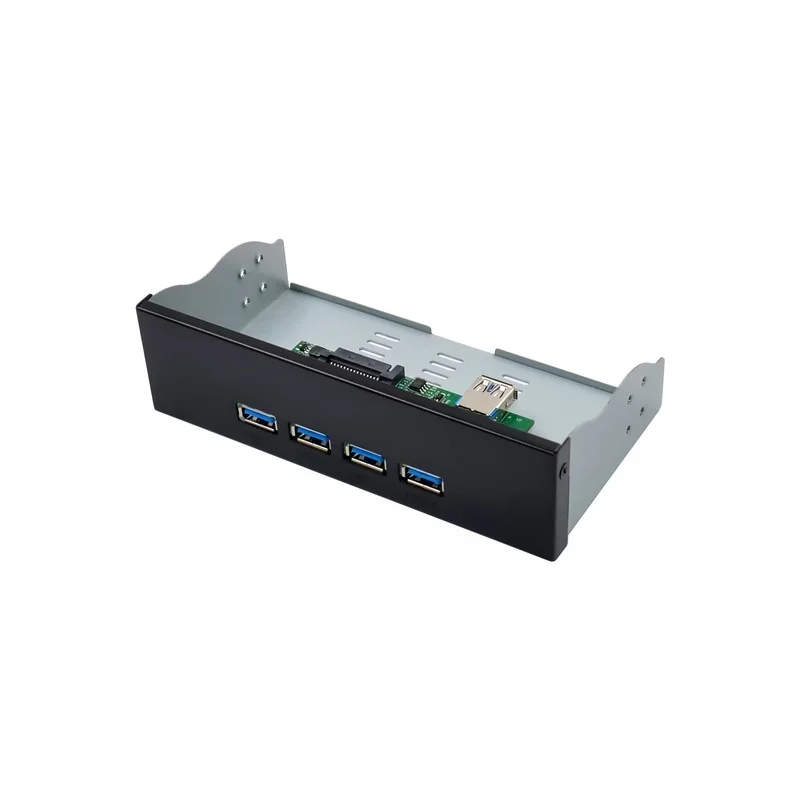 Ordenador de escritorio de 3,5 pulgadas, PC, USB 3,1, Panel frontal, estación de acoplamiento, Chip a través de VL820 TIPO C + A (2A2C), adaptador Hub USB3.1, 10Gbps