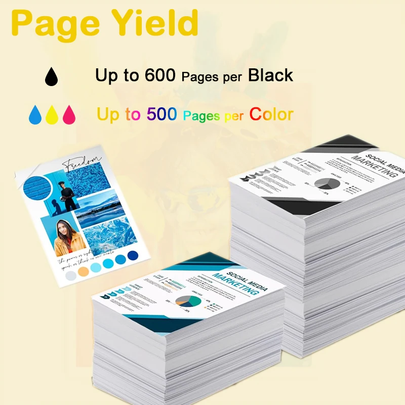 Europa PGI 570 CLI 571 Compatible PGI 570 CLI 571 cartucho deink para Canon PIXMA MG5750 MG5751 MG6851 MG6852 TS6050 TS5050 T5051 - imagen 3