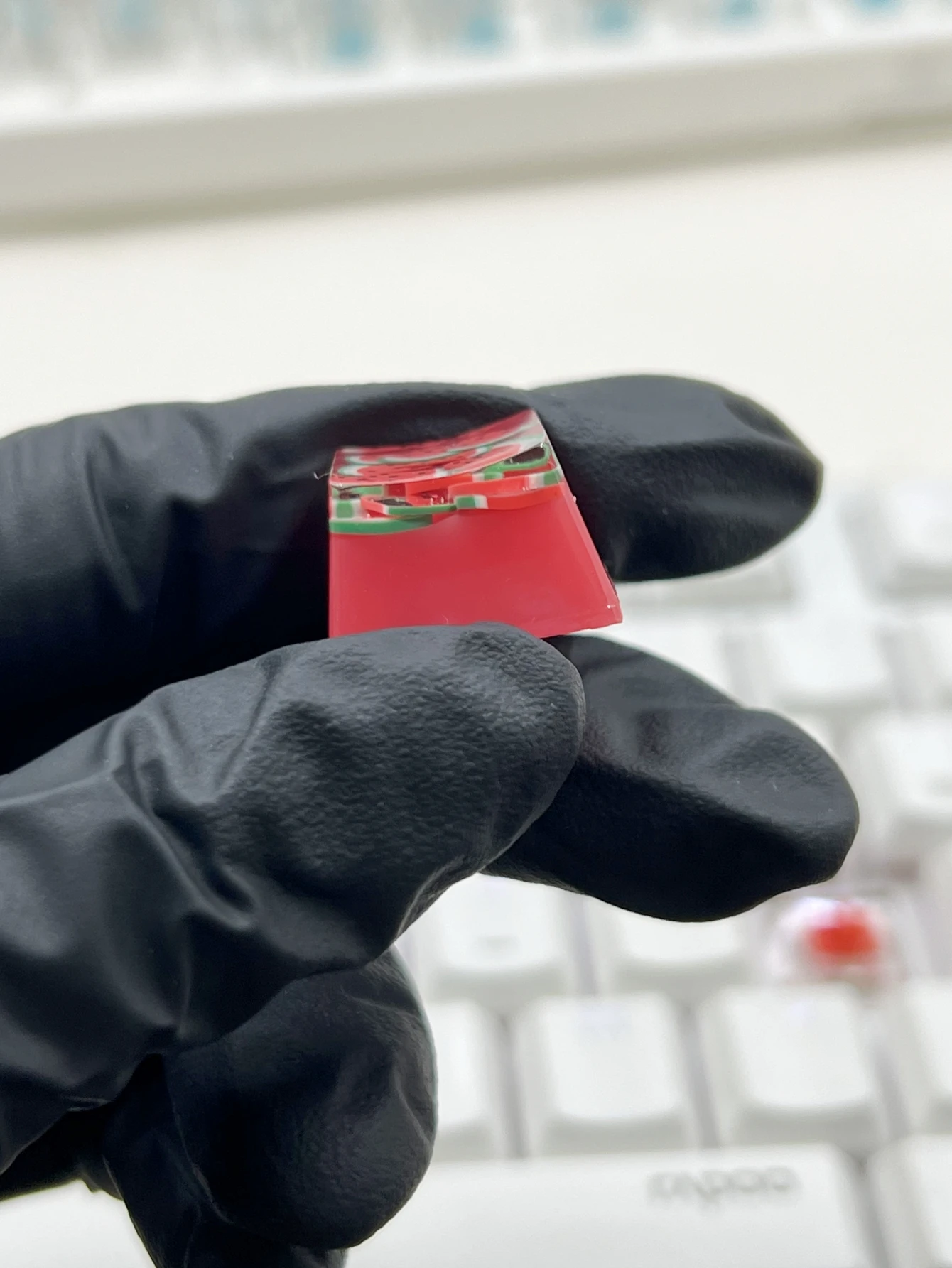 1 Uds. Bonita serie de frutas translúcidas, fresas, sandía, mejora tu apariencia de teclado mecánico. Accesorios - imagen 4