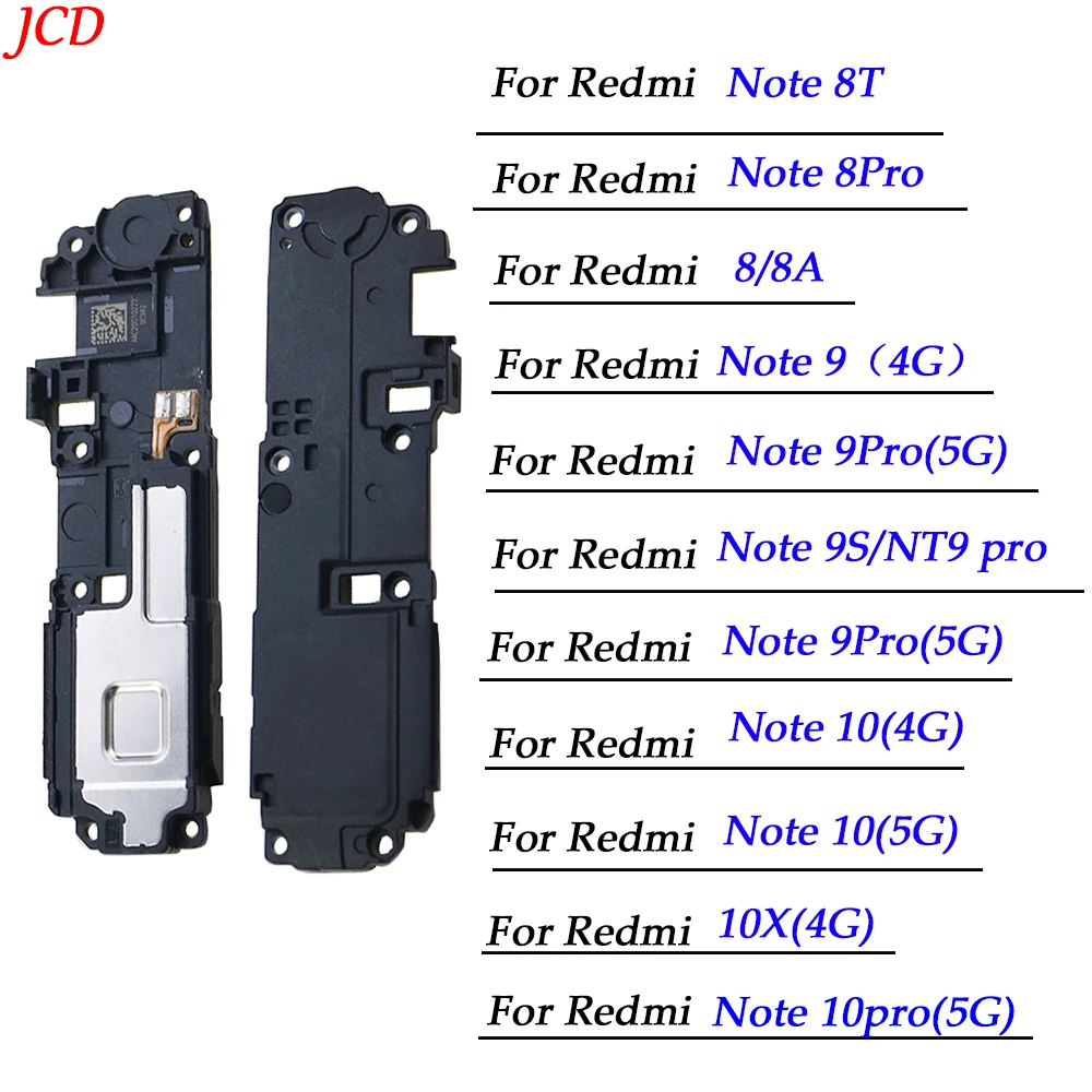 Altavoz para Xiaomi Redmi 8, 8A, 10, 10X, Note 8, 8T, 9, 9s, 10 Pro, 10s, 4G, 5G, 1 unidad