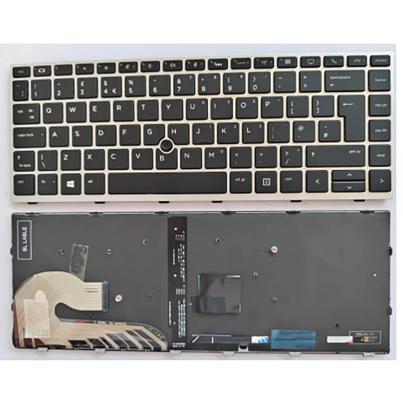 US SP UK para HP 745 G5/G6 840 G5/G6 846 G5/G6 848 G5 Zbook 14U G5/6 teclado portátil para estación de trabajo móvil - imagen 2