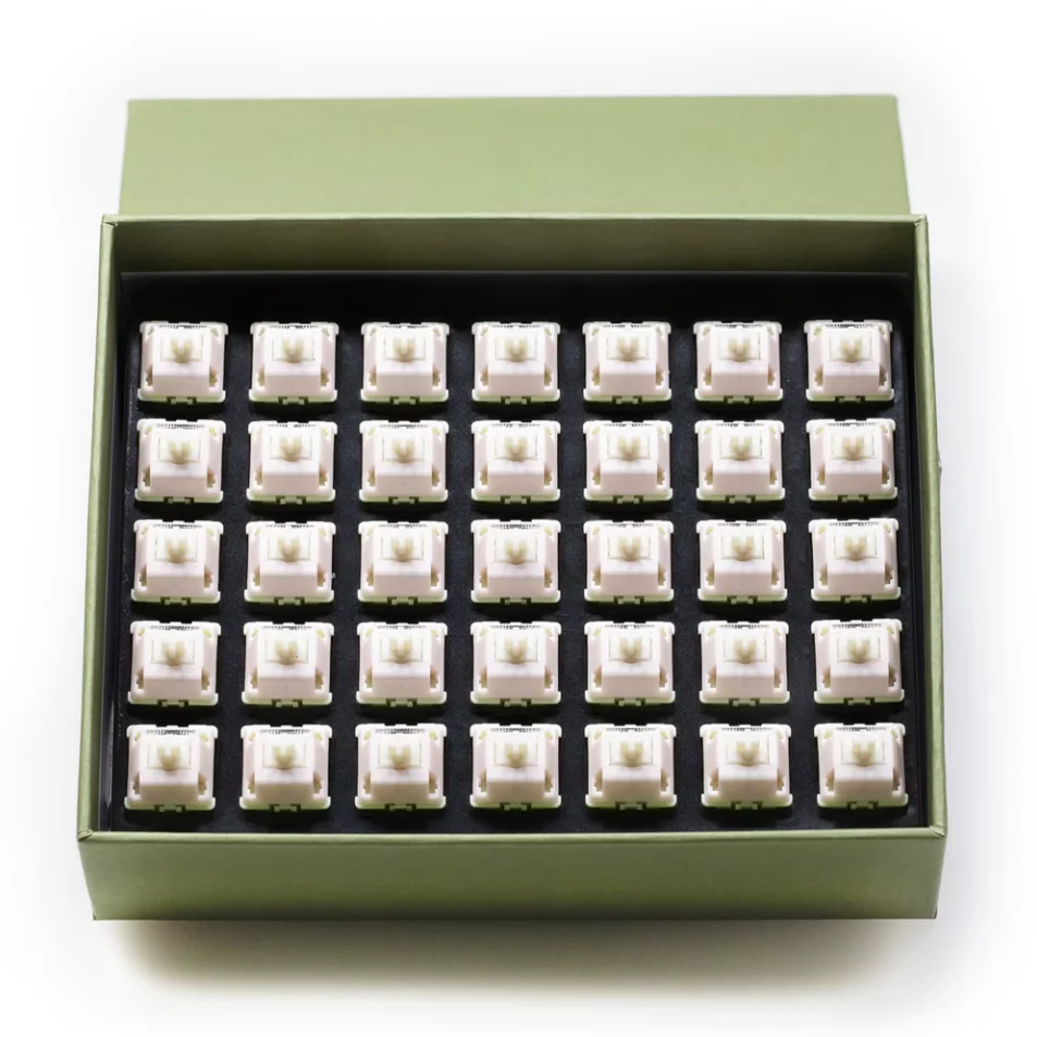 MMD-interruptor V2 para teclado mecánico, dispositivo lineal SMD RGB, 28g, 35g, 43g, 53g, MX Stem, 5 pines, prelumado de fábrica, UPE, nailon