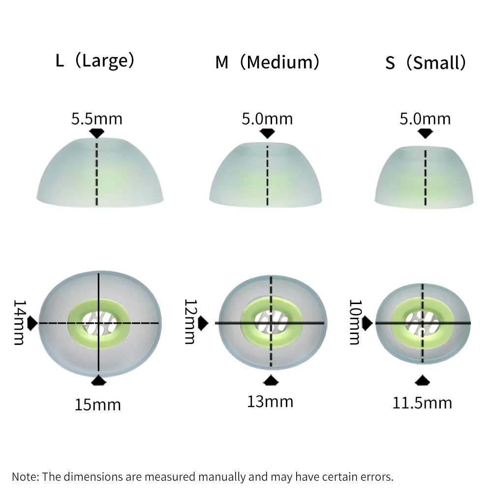 6 uds almohadillas de silicona para ONEPLUS Buds Ace 2 auriculares inalámbricos verdaderos almohadillas ACE2 TWS puntas auriculares tapones para los oídos - imagen 4