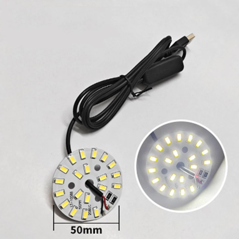 Placa de Chip LED SMD 5730 DC 5V, diodo emisor regulable, luz de cuentas, fuente de bombilla LED para el hogar, accesorios reemplazables, 3W, 5W, 10W, 30W - imagen 3