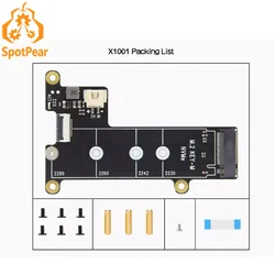 Raspberry Pi HAT Placa adaptadora PCIe a M.2 NVMe SSD