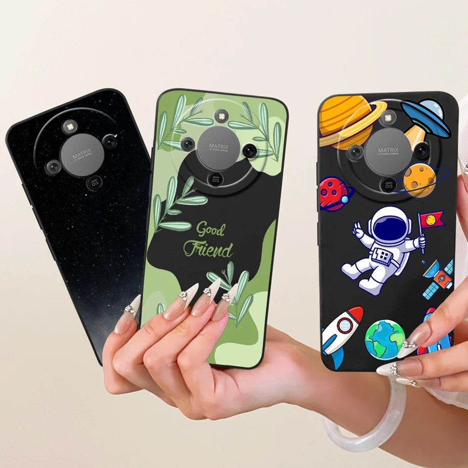 Para Honor X70 funda Honor X9d MTN-NX1 elegante arte pintado funda de silicona suave para Honor Magic 8 Lite HonorX9d HonorX70 Shell - imagen 5