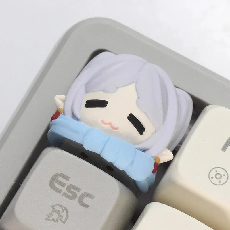 Teclas de Anime Frieren: Beyond Journey's End, teclas personalizadas para teclado mecánico, teclas de Anime japonés ESC DIY, regalos - imagen 3