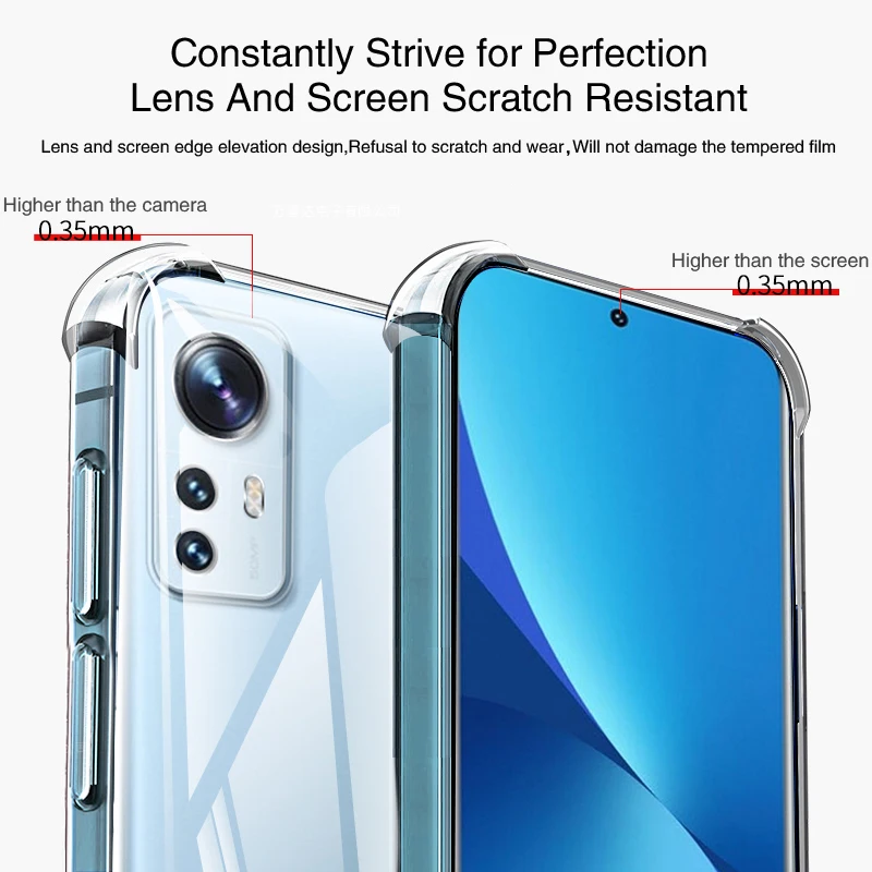 Funda Transparente Xiaomi Mi 12 - Silicona AntiGolpes - imagen 2