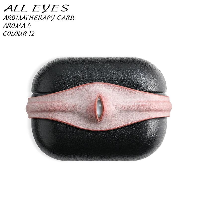 Funda para auriculares Airpods2/3/4/pro2 Alleyes, carcasa protectora de piel de vaca, funda decorativa personalizada hecha a mano para regalo de Airpods - imagen 3