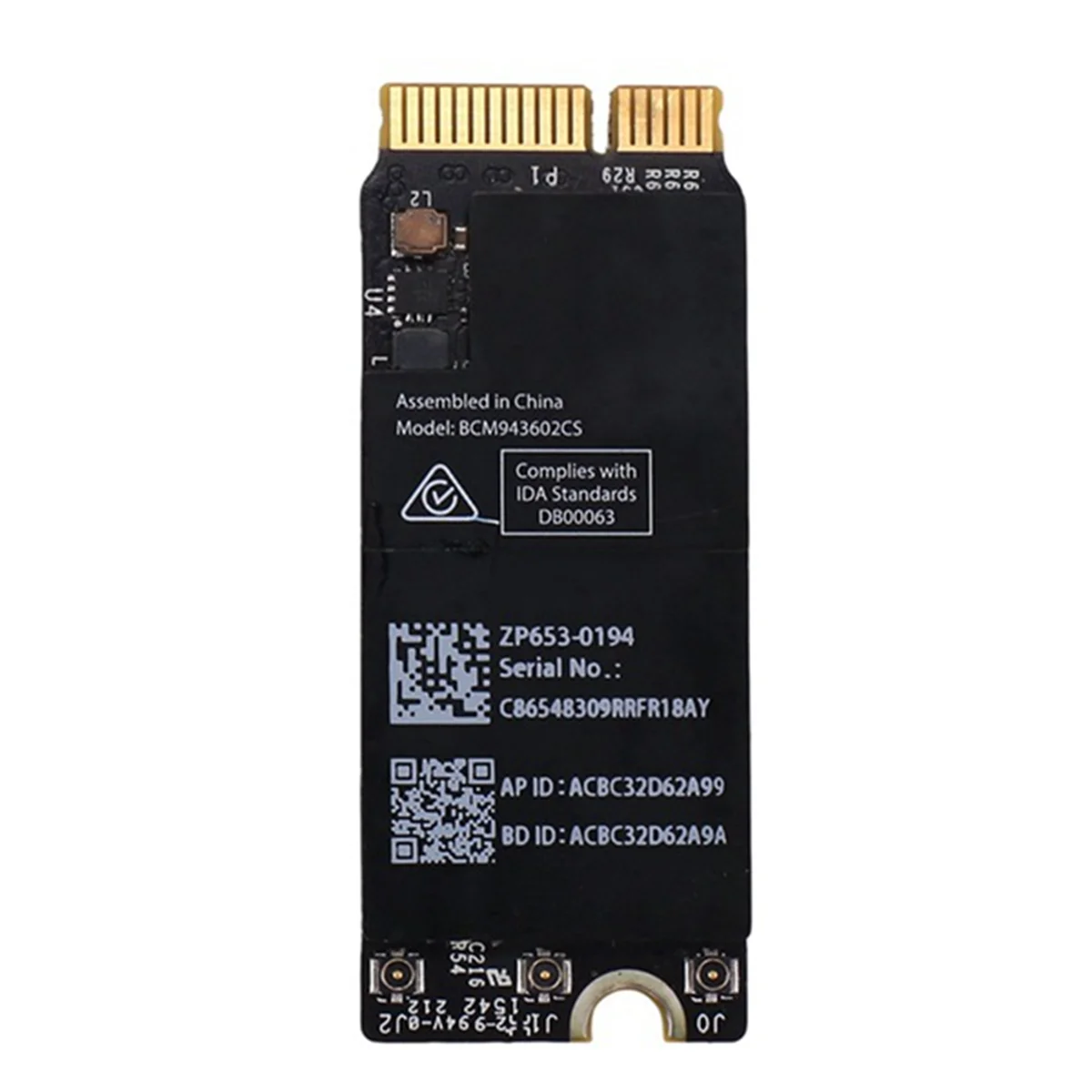 Bcm943602CS-tarjeta Wifi inalámbrica para Macbook Pro, Retina de 13 y 15 pulgadas, A1398, A1502, 2015