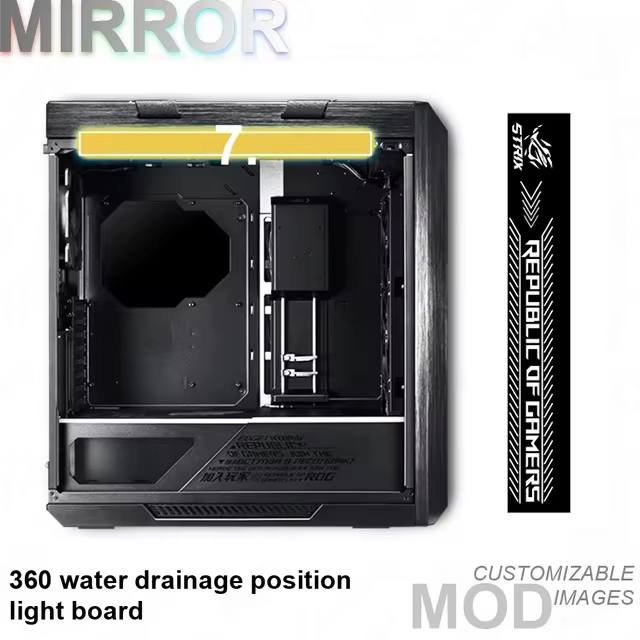 ASUS ROG Strix Helios Panel ARGB Reflectante - imagen 2